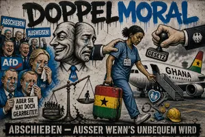 Die Beileidskarte des Täters